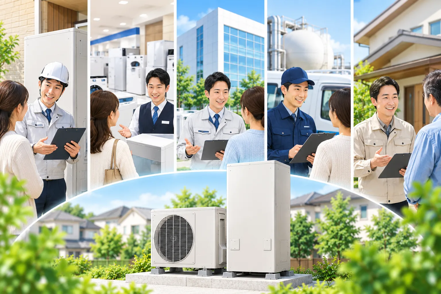 エコキュート交換業者のタイプとそれぞれの特徴