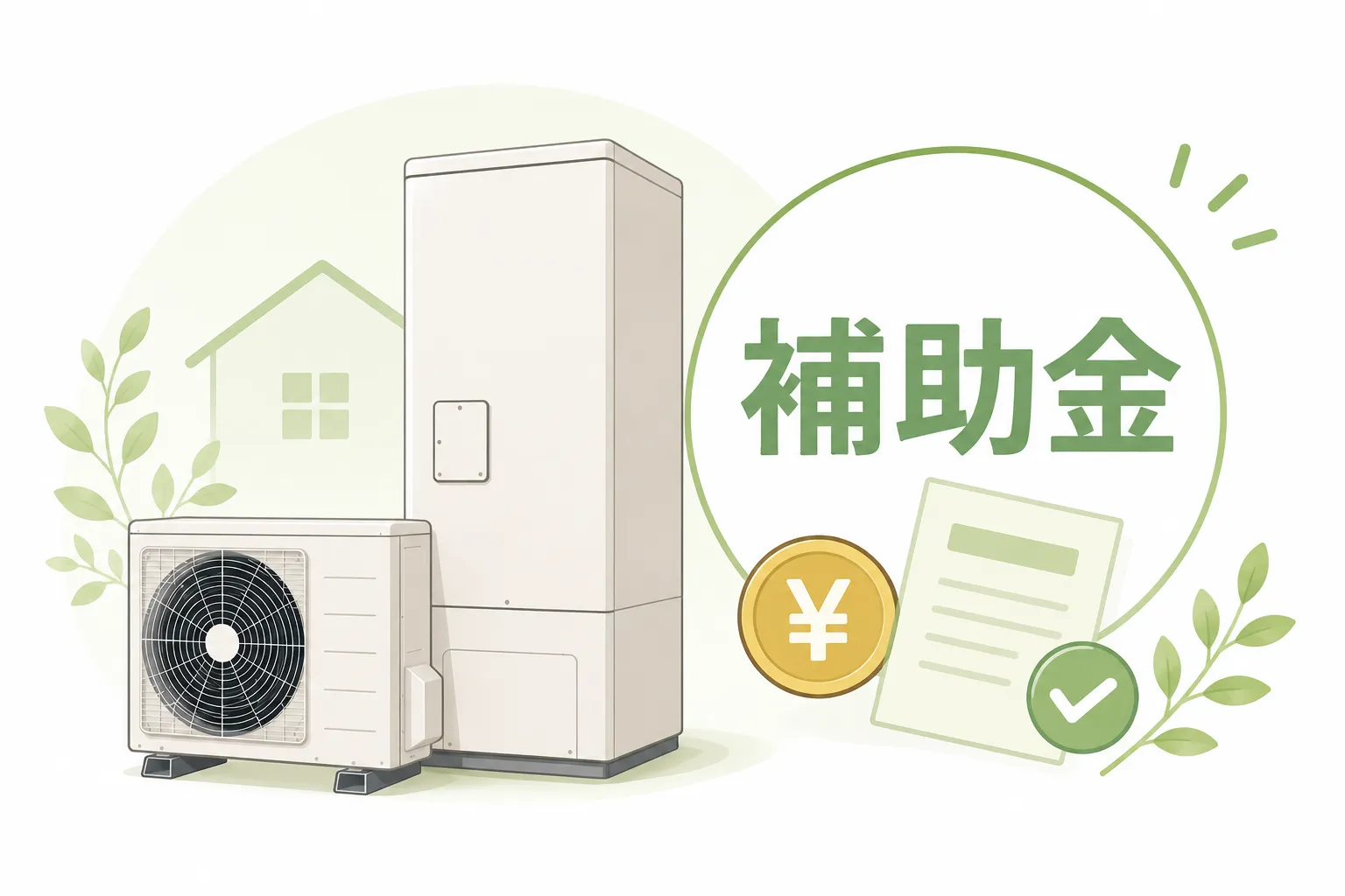 おひさまエコキュートをお得に導入できる補助金制度