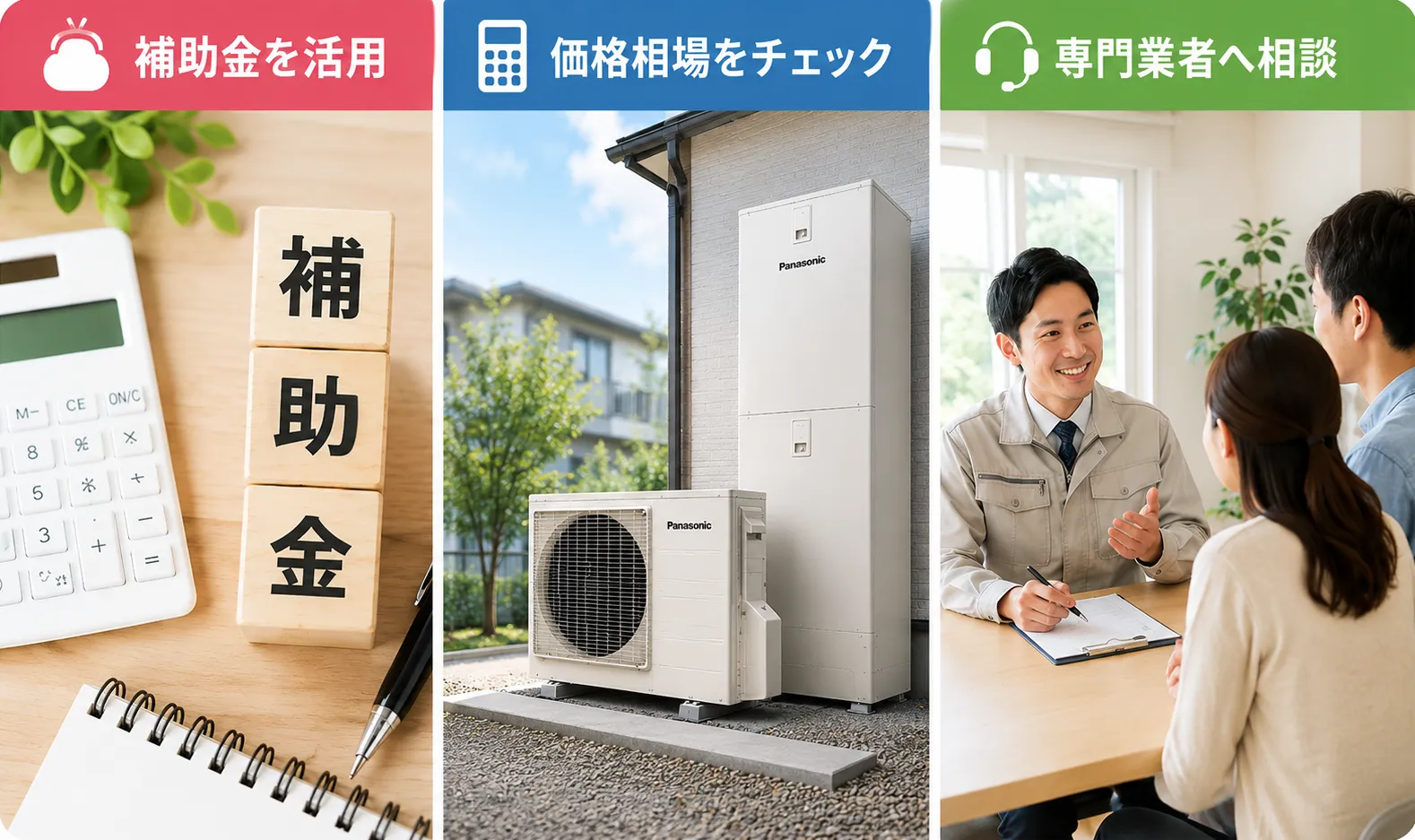パナソニック製エコキュートの価格相場とお得に買う方法