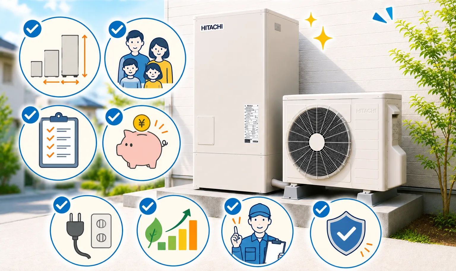 日立製エコキュートを交換する際のチェックポイント