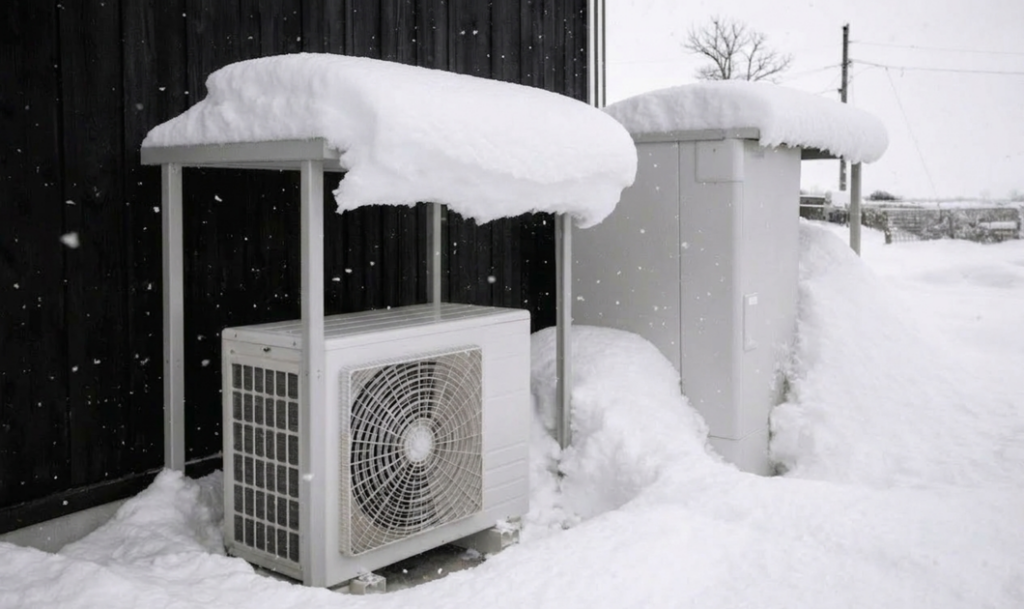 エコキュートの雪対策を解説！積雪時の対応や故障を防ぐポイント