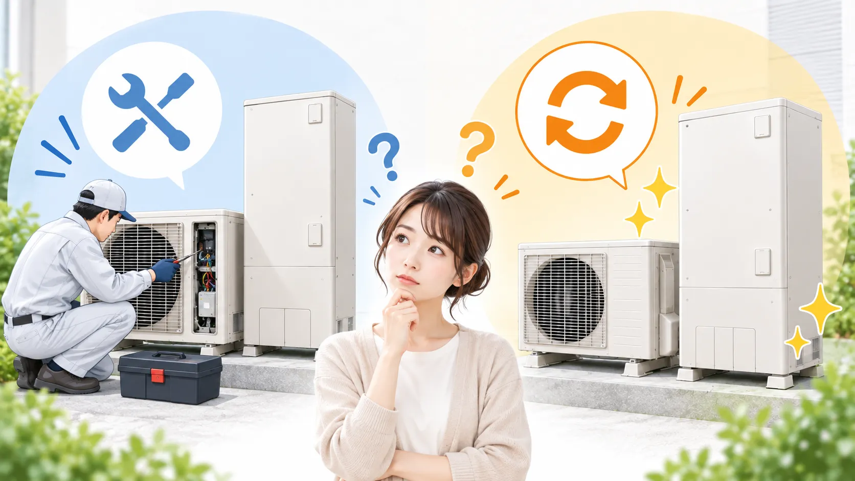 エコキュートの寿命は何年?修理・交換の目安