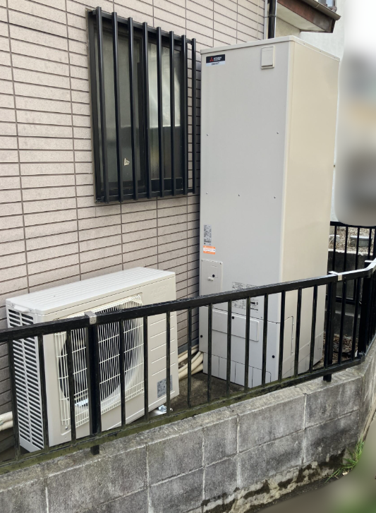 設置後のエコキュート