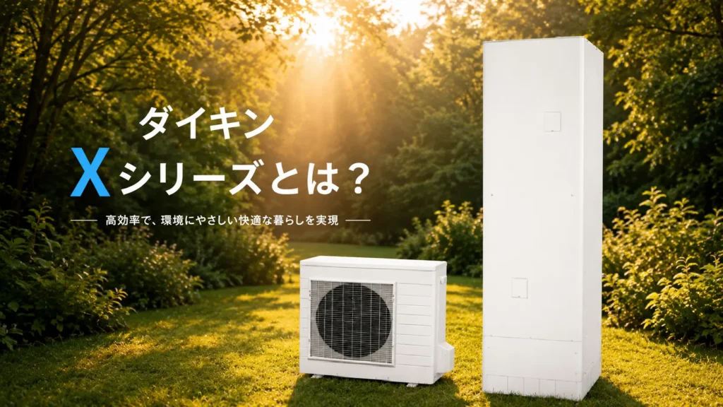 ダイキンエコキュートXシリーズとは？型番（EQX37ZFVなど）や違い・価格を解説
