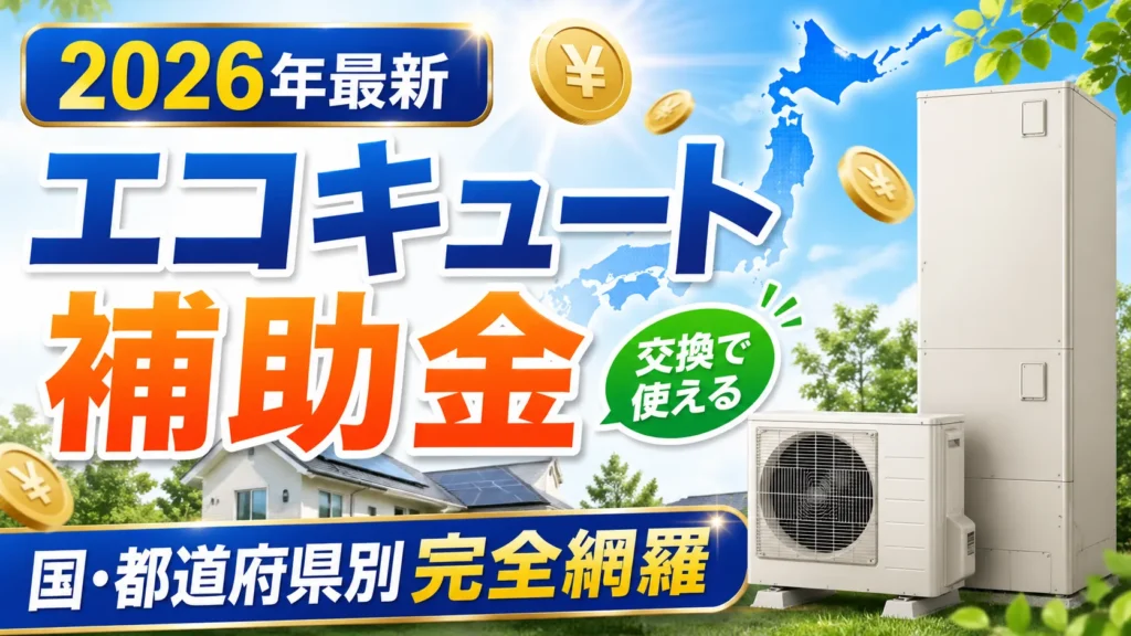 エコキュート補助金全網羅のサムネイル